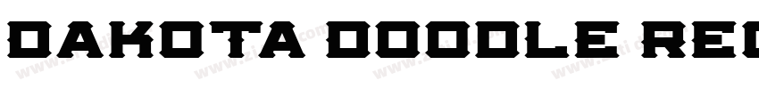 Dakota Doodle Regula字体转换